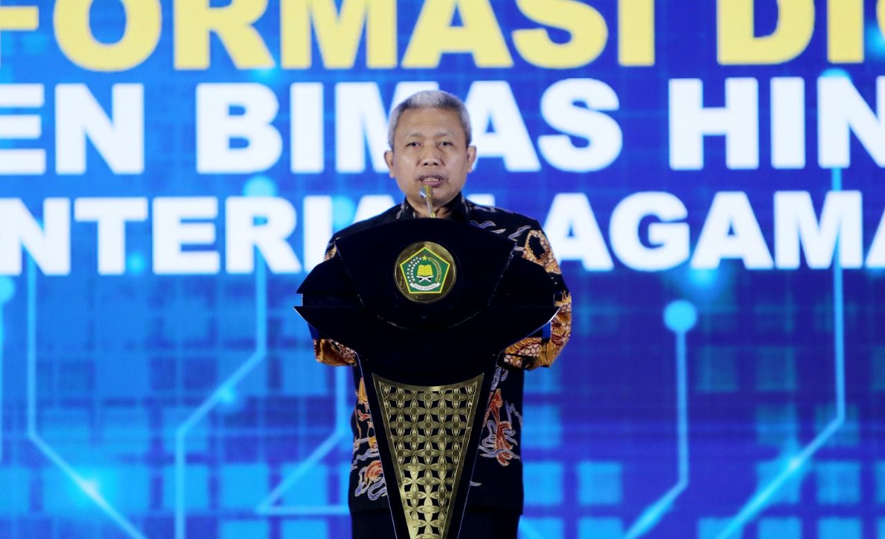 podiumnews.com-Kemenag Launching 4 Aplikasi Layanan Digital Buatan Ditjen Bimas Hindu